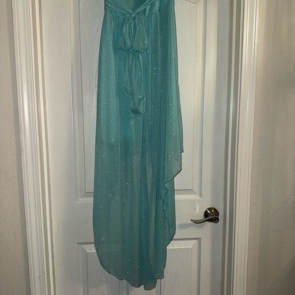 Ruby Rox Aqua High Low Dress - Picture 3 of 4